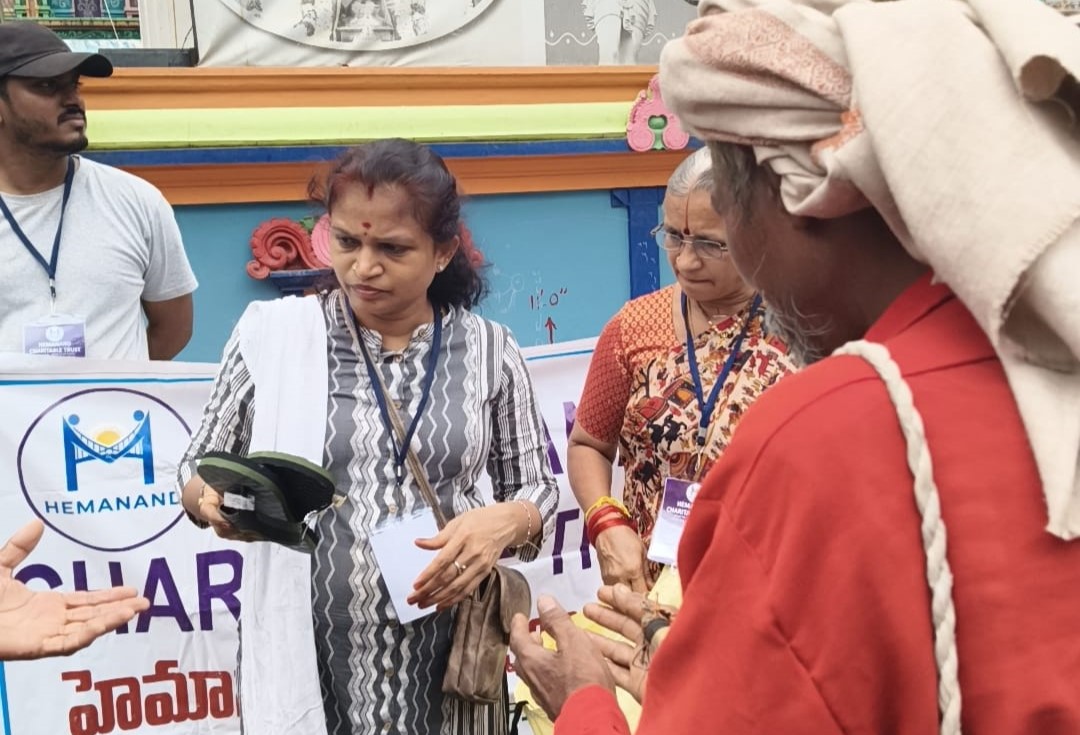Slipper Distribution Drive Hemanand Charitable Trust